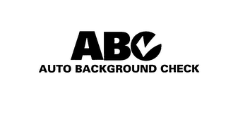 ABC AUTO BACKGROUND CHECK logo