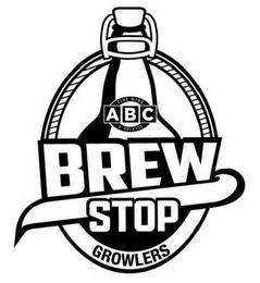 ABC BREW STOP GROWLERS logo
