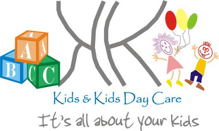 ABC KK KIDS & KIDS DAY CARE IT'S ALL ABOUT YOUR KIDS logo