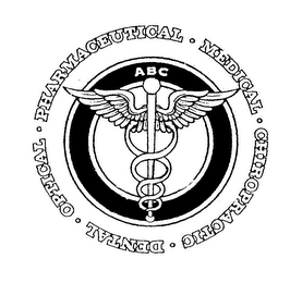 ABC PHARMACEUTICAL MEDICAL CHIROPRACTIC DENTAL OPTICAL logo