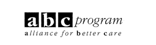ABC PROGRAM ALLIANCE FOR BETTER CARE logo