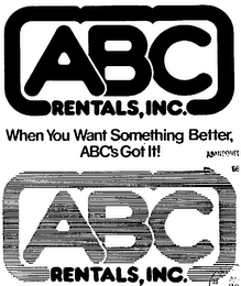 ABC RENTALS, INC. logo