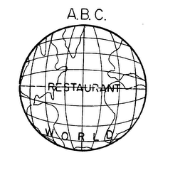 A.B.C. RESTAURANT WORLD logo