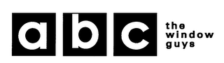 ABC THE WINDOW GUYS logo