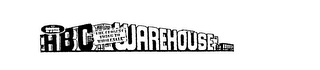 ABC WAREHOUSE "THE CLOSEST THING TO WHOLESALE" NO MEMBERSHIP FEE REQUIRED logo