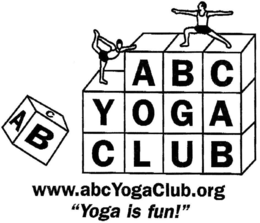 ABC YOGA CLUB WWW.ABCYOGACLUB.ORG "YOGA IS FUN!" logo