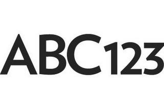 ABC123 logo