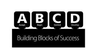 ABCD ACCEPT BEGIN CONTROL DEVELOP BUILDING BLOCKS OF SUCCESS logo
