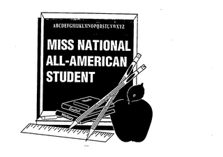 ABCDEFGHIJKLMNOPQRSTUVWXYZ MISS NATIONAL ALL-AMERICAN STUDENT MATH ENGLISH HISTORY SCHOLARSHIP RECOGNITION logo