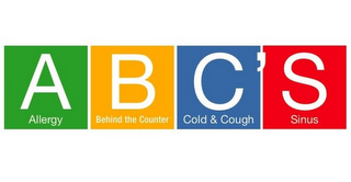 ABC'S ALLERGY BEHIND THE COUNTER COLD & COUGH SINUS logo