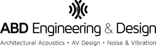 ABD ENGINEERING & DESIGN ARCHITECTURAL ACOUSTICS AV DESIGN NOISE & VIBRATION logo