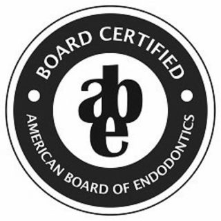 ABE BOARD CERTIFIED AMERICAN BOARD OF ENDODONTICS logo