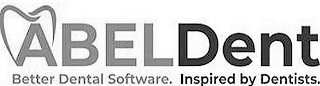 ABELDENT BETTER DENTAL SOFTWARE. INSPIRED BY DENTISTS. logo