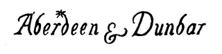 ABERDEEN & DUNBAR logo