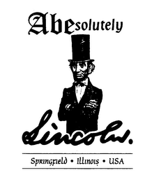 ABESOLUTELY LINCOLN. SPRINGFIELD ILLINOIS USA logo