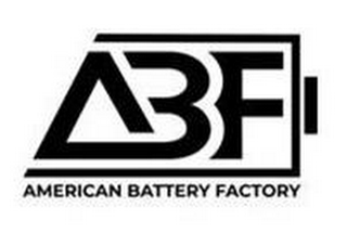 ABF AMERICAN BATTERY FACTORY logo