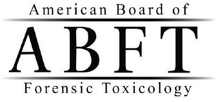 ABFT AMERICAN BOARD OF FORENSIC TOXICOLOGY logo