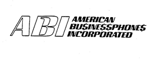 ABI AMERICAN BU$INE$$PHONE$ INCORPORATED logo
