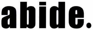 ABIDE. logo
