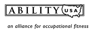 ABILITY USA AN ALLIANCE FOR OCCUPATIONAL FITNESS logo