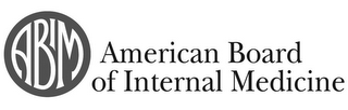 ABIM AMERICAN BOARD OF INTERNAL MEDICINE logo