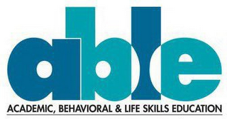 ABLE ACADEMIC, BEHAVIORAL & LIFE SKILLSEDUCATION logo
