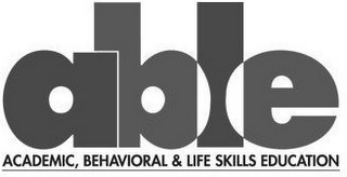 ABLE ACADEMIC, BEHAVIORAL & LIFE SKILLSEDUCATION logo
