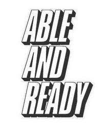 ABLE AND READY logo