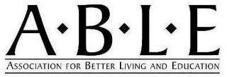 ABLE ASSOCIATION FOR BETTER LIVING AND EDUCATION logo