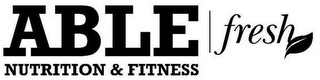 ABLE FRESH NUTRITION & FITNESS logo