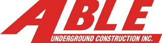 ABLE UNDERGROUND CONSTRUCTION INC. logo