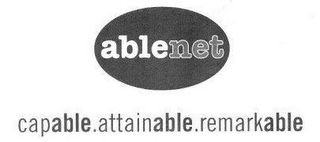 ABLENET CAPABLE.ATTAINABLE.REMARKABLE logo