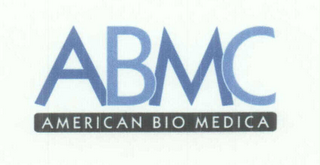 ABMC AMERICAN BIO MEDICA logo