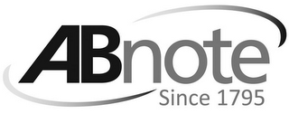 ABNOTE SINCE 1795 logo