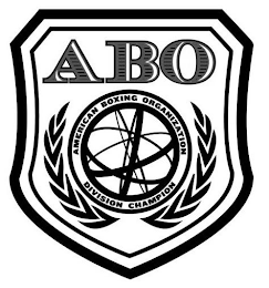ABO AMERICAN BOXING ORGANIZATION DIVISION CHAMPION logo