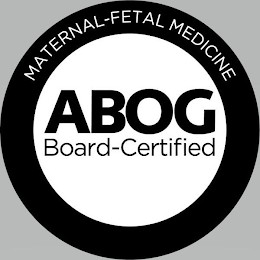 ABOG BOARD-CERTIFIED MATERNAL-FETAL MEDICINE logo