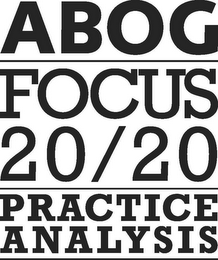 ABOG FOCUS 20/20 PRACTICE ANALYSIS logo