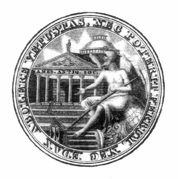 ABOLERE VETUSTAS. NEC POTERTT FERRUM NEC EDAX logo