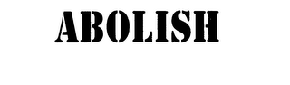 ABOLISH logo