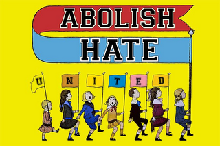 ABOLISH HATE UNITED logo