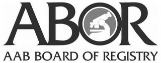 ABOR AAB BOARD OF REGISTRY logo