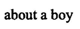 ABOUT A BOY logo