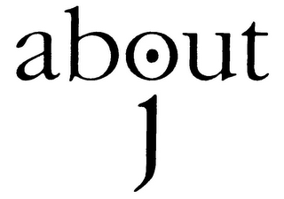 ABOUT J logo