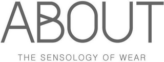 ABOUT THE SENSOLOGY OF WEAR logo