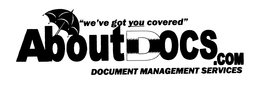 ABOUTDOCS.COM WE' VE GOT YOU COVERED logo