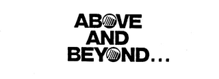 ABOVE AND BEYOND... logo
