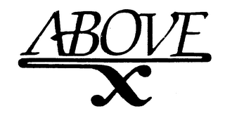 ABOVE X logo