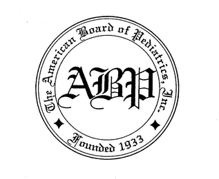 ABP THE AMERICAN BOARD OF PEDIATRICS, INC. logo
