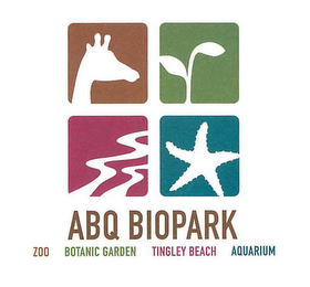 ABQ BIOPARK ZOO BOTANIC GARDEN TINGLEY BEACH AQUARIUM logo