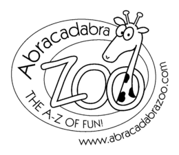 ABRACADABRA ZOO THE A-Z OF FUN! WWW.ABRACADABRAZOO.COM logo